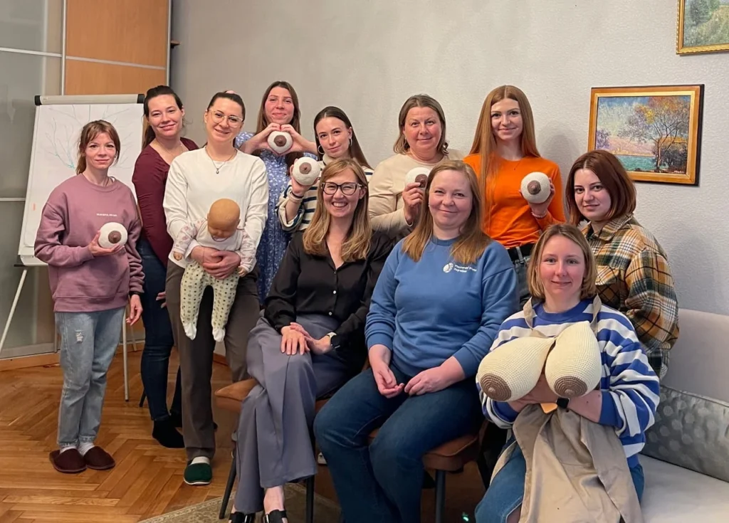 Практичний тренінг з грудного вигодовування